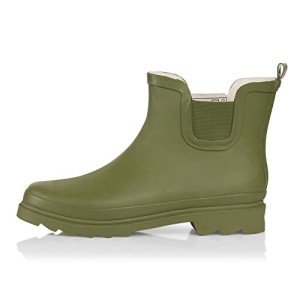 NORTY Women's Waterproof Ankle Rain Boots - Olive
