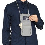 Travelon RFID Blocking Neck Pouch Wallet - Gray