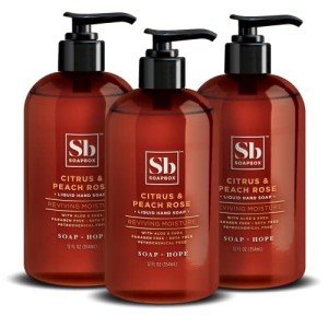 Citrus & Peach Rose Moisturizing Hand Soap Pack