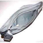 Gray RFID Blocking Travel Waist Pouch Wallet