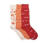 Fair Trade Organic Cotton Crew Socks – 3 Pack