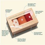 Fair Trade Organic Cotton Crew Socks – 3 Pack