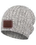 Cozy Cotton Beanie for Everyone - Black Speckled