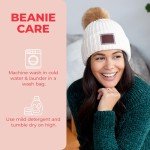 Cozy White Speckled Knit Beanie for Everyone