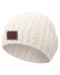 Cozy White Speckled Baby Beanie for Winter