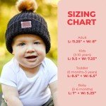 Cozy White Speckled Baby Beanie for Winter