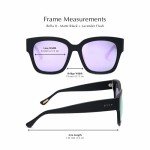 Bella II Oversized Square Sunglasses for Women