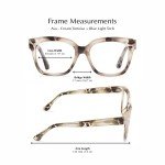 Lightweight Leopard Print Reading Glasses for Women