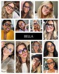 DIFF Bella Square Blue Light Blocking Glasses
