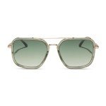 Oversized Cool Matcha Navigator Sunglasses for Women