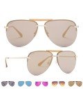DIFF Tahoe Oversized Aviator Sunglasses for Women