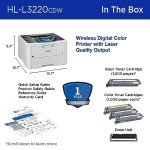 Brother HL-L3220CDW Wireless Color Laser Printer