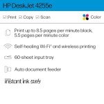 HP DeskJet 4255e Wireless All-in-One Printer
