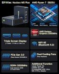 GMKtec M5 Plus Mini Gaming PC - Ryzen 7