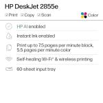 HP DeskJet 2855e Wireless All-in-One Printer