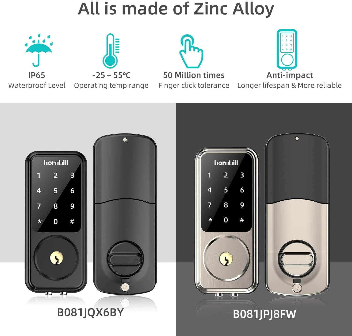 Bluetooth Smart Door Lock - Keyless Entry Control