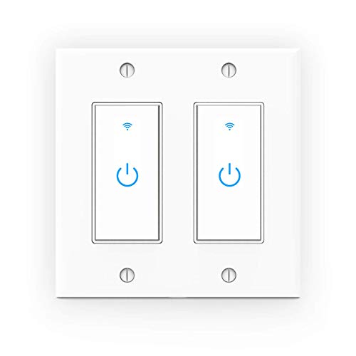 2-Gang Smart Touch Light Switch for WiFi