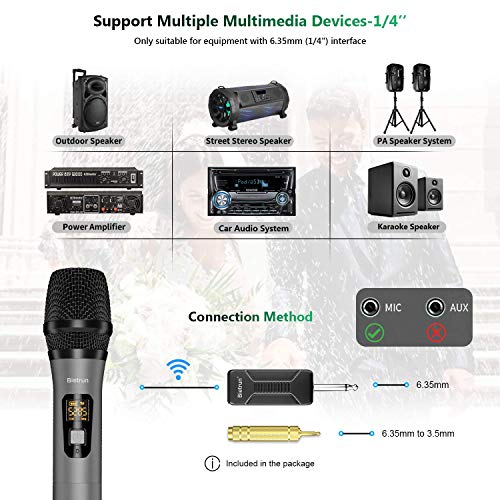 Dual Handheld Wireless Karaoke Microphone System