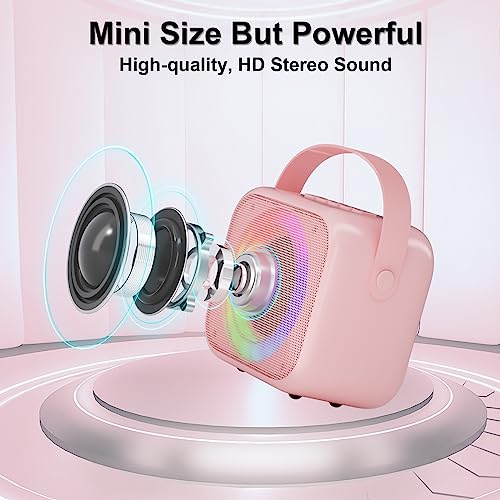 Karaoke Machine for Kids with Lights & Mics