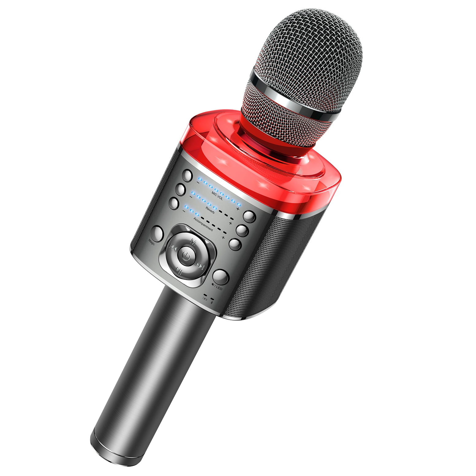 Bluetooth Wireless Karaoke Microphone with Voice Changer