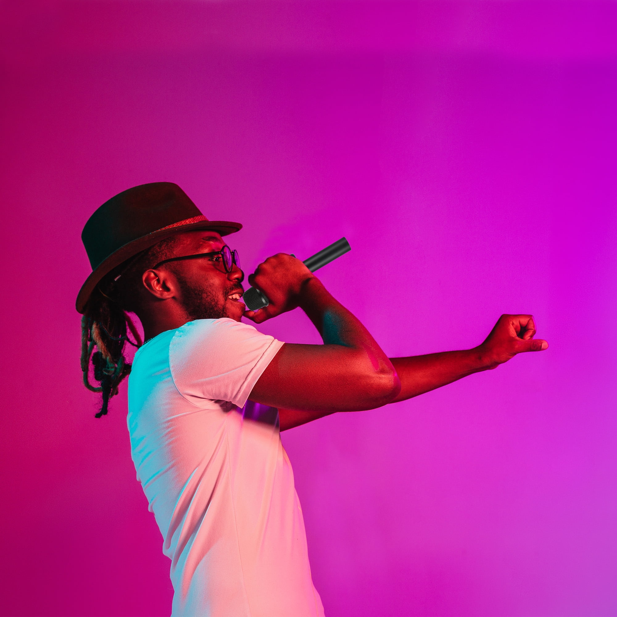 Bluetooth Karaoke Microphone with Speakers & HD Recording