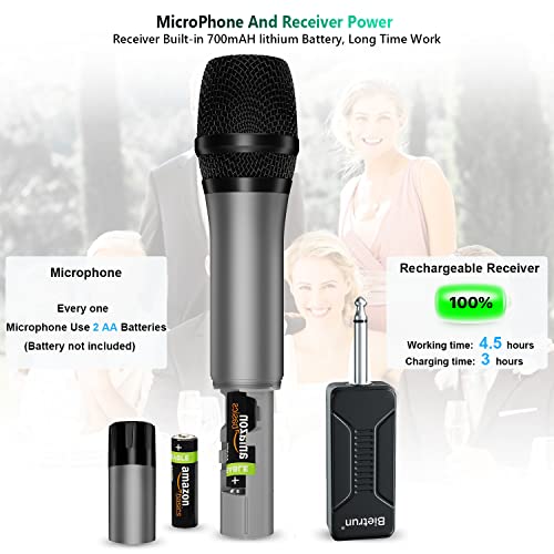 Dual Handheld Wireless Karaoke Microphone System
