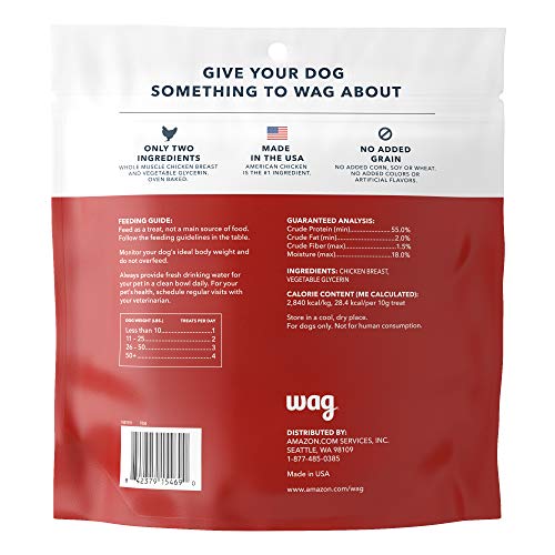 Wag Chewy Whole Muscle Chicken Jerky Dog Treats
