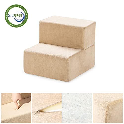 ZINUS Foam Pet Stairs, 33 cm, XS, Cream