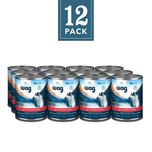 Wag Beef & Chicken Canned Dog Food, 12-Pack
