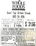 Simpson Farms Top Sirloin Steak-Age Quality Cuts
