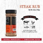 Rufus Teague Steak Rub Seasoning, 6.2 oz