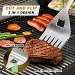 POLIGO 5-Piece Stainless Steel BBQ Grill Tools