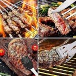 20-Piece Stainless Steel BBQ Tool Set