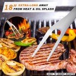 POLIGO 5-Piece Stainless Steel BBQ Grill Tools
