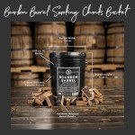 Bourbon Barrel BBQ Smoking Wood Chunks - 1-4 Inch