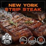 Grumpy Butcher 8 Pack New York Strip Steaks