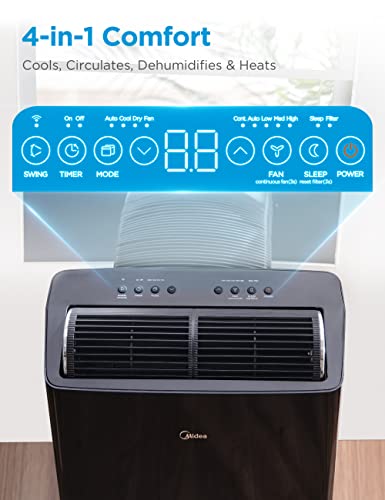 Midea Smart Portable Air Conditioner with Alexa/Google Assistant