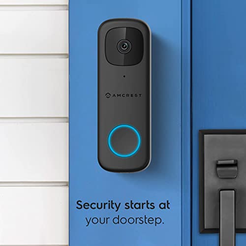 Amcrest WiFi Doorbell Camera with AI Detection