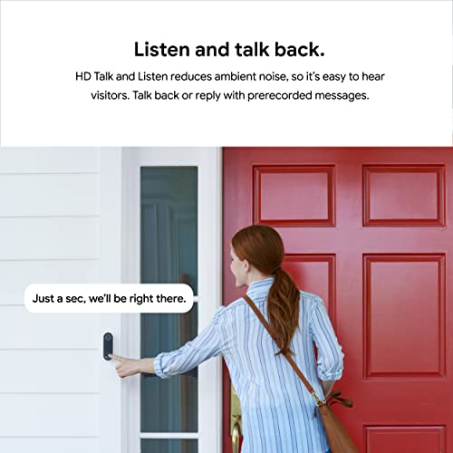 Nest Hello Wired Video Doorbell