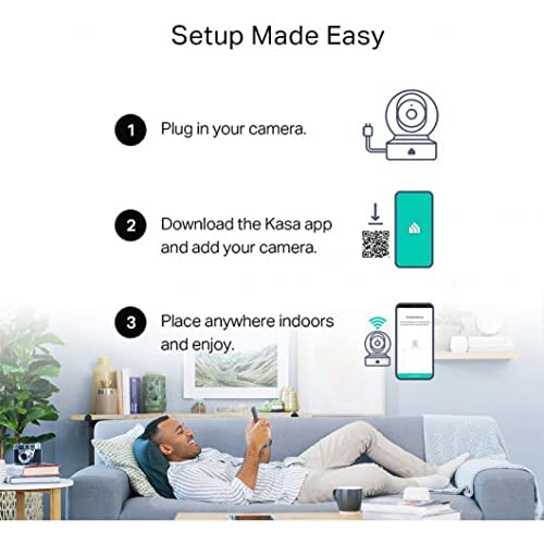 Smart indoor security camera with night vision