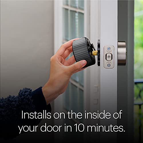 Matte Black August Wi-Fi Smart Lock