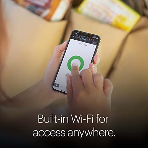 Matte Black August Wi-Fi Smart Lock