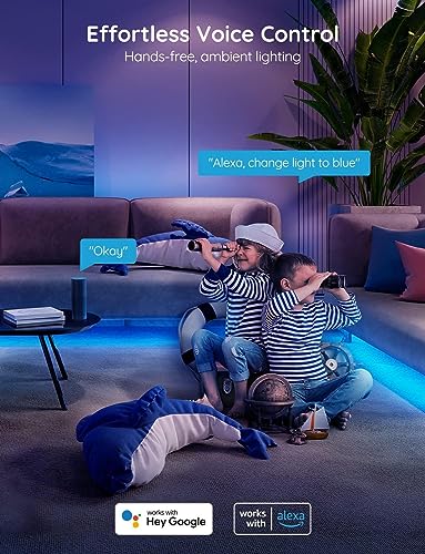 WiFi LED Strip Lights with Voice Control