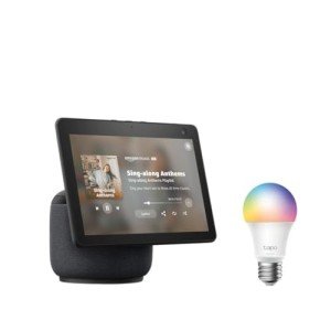 Echo Show 10 with Smart Color Bulb Bundle