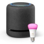 Echo Studio & Philips Hue Color Smart Bulb Bundle