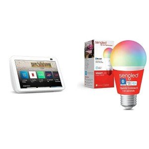 Echo Show 8 with Sengled Color Bulb Bundle