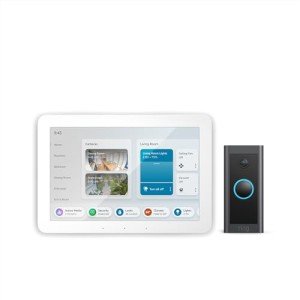 Echo Hub Bundle with Ring Video Doorbell
