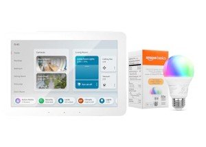 Smart Echo Hub and Color Bulb Bundle
