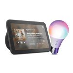 Echo Show 8 with Smart Bulb Combo