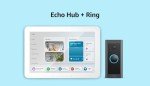 Echo Hub Bundle with Ring Video Doorbell